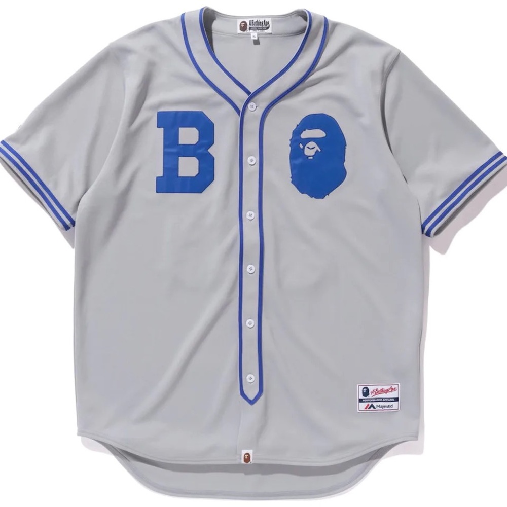 BapeXMajestic Baseball shirt size XL